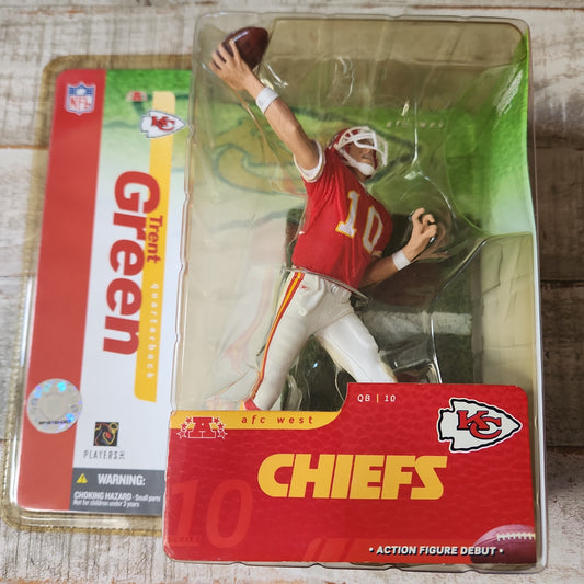 NEW McFarlane 2004 Trent Green Kansas City Chiefs NFL Football Action Figure QB - House of Cars Virginia