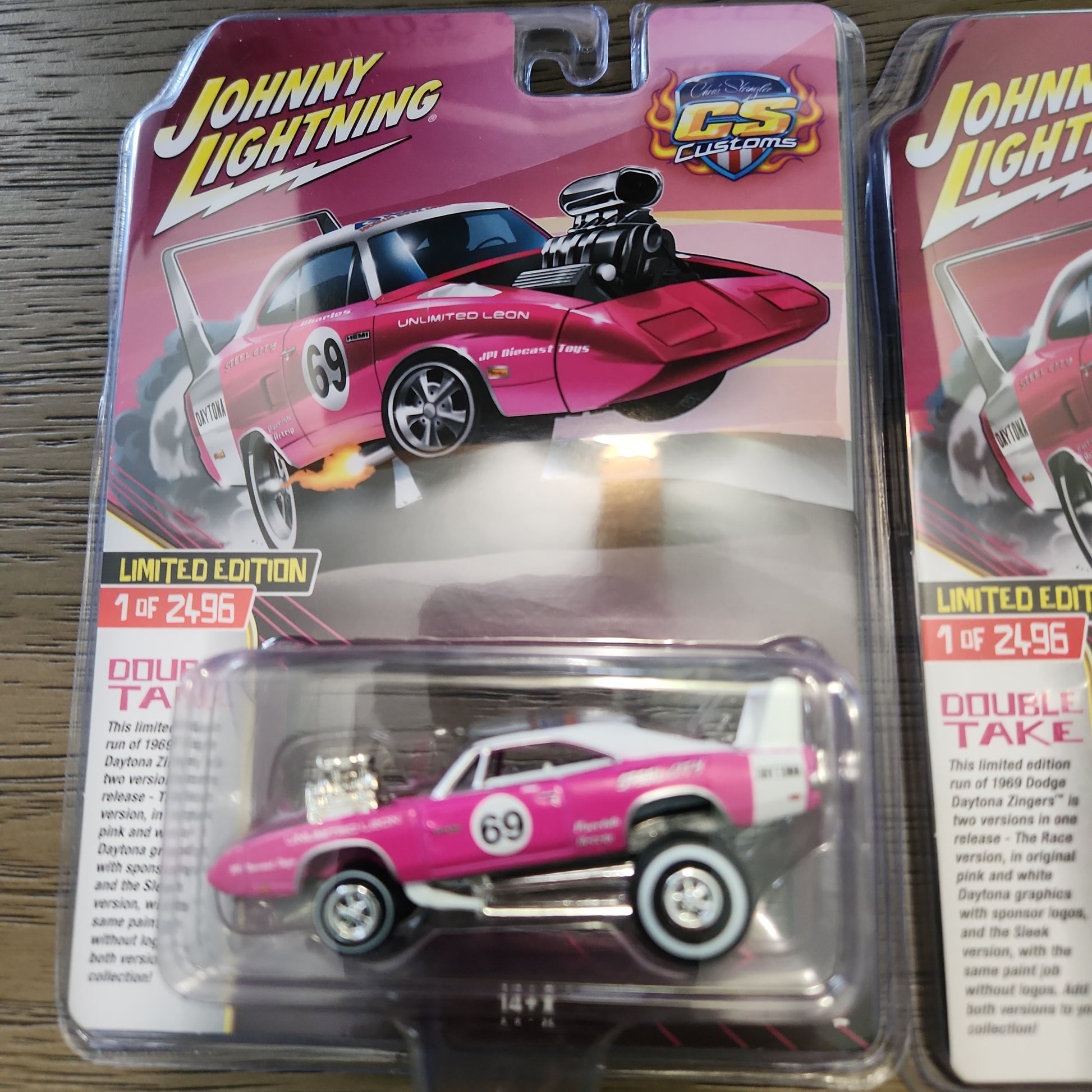 Johnny Lightning 2024 DOUBLE TAKE 1996 Dodge Daytona set Zinger. CS Exclusive - House of Cars Virginia
