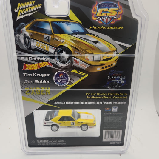 Johnny Lightning 2024 DOUBLE TAKE 1986 Ford Mustang SVO tampo - House of Cars Virginia
