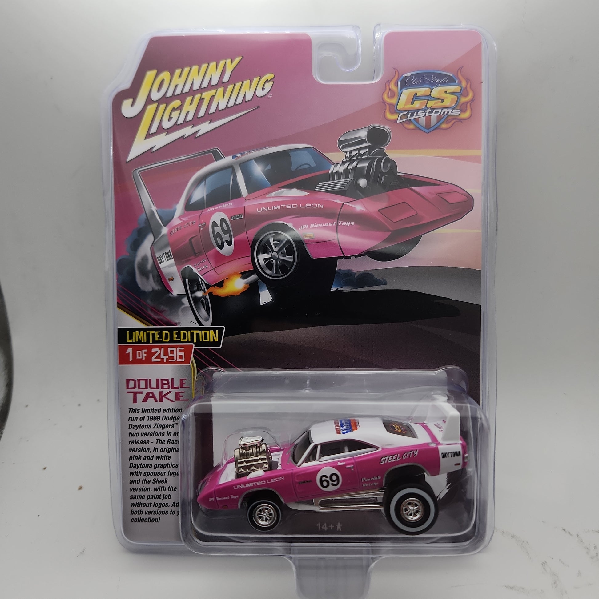 Johnny Lightning 2024 DOUBLE TAKE 1996 Dodge Daytona  Zinger tampo - House of Cars Virginia