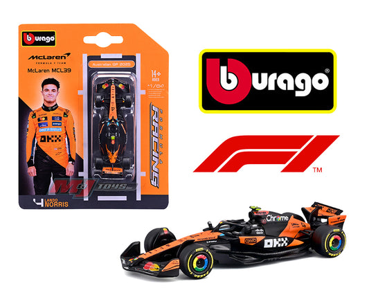 Bburago 1:64 F1 2025 McLaren MCL39 #4 Lando Norris - House of Cars Virginia