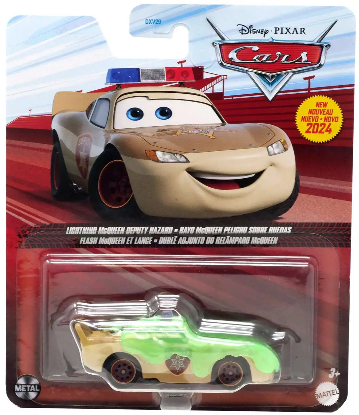 Disney Pixar Cars Lightning McQueen Deputy Hazard (soft corner)