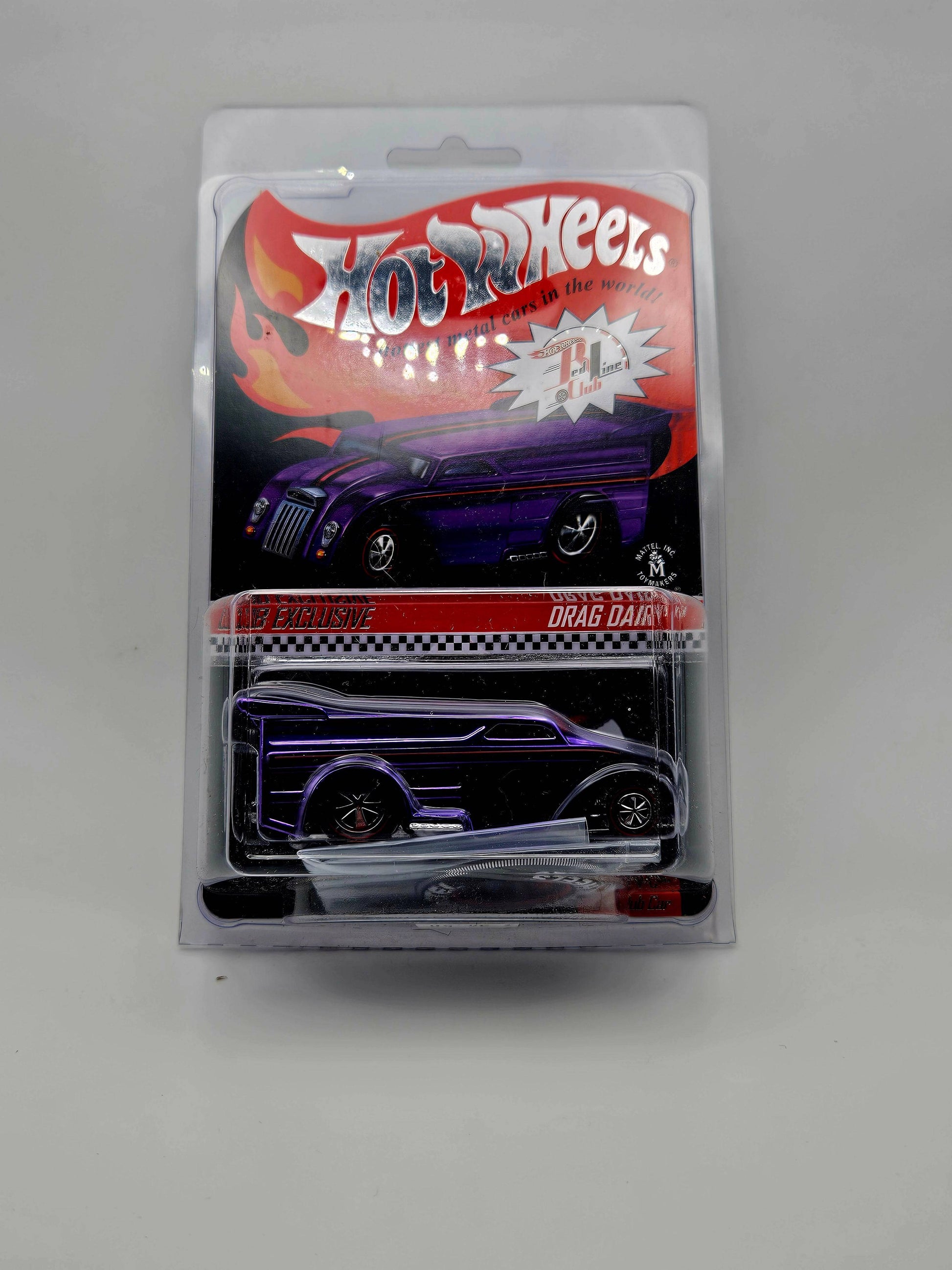 HOT WHEELS RLC 2014 RED LINE CLUB CAR PURPLE DRAG DAIRY - House of Cars Virginia