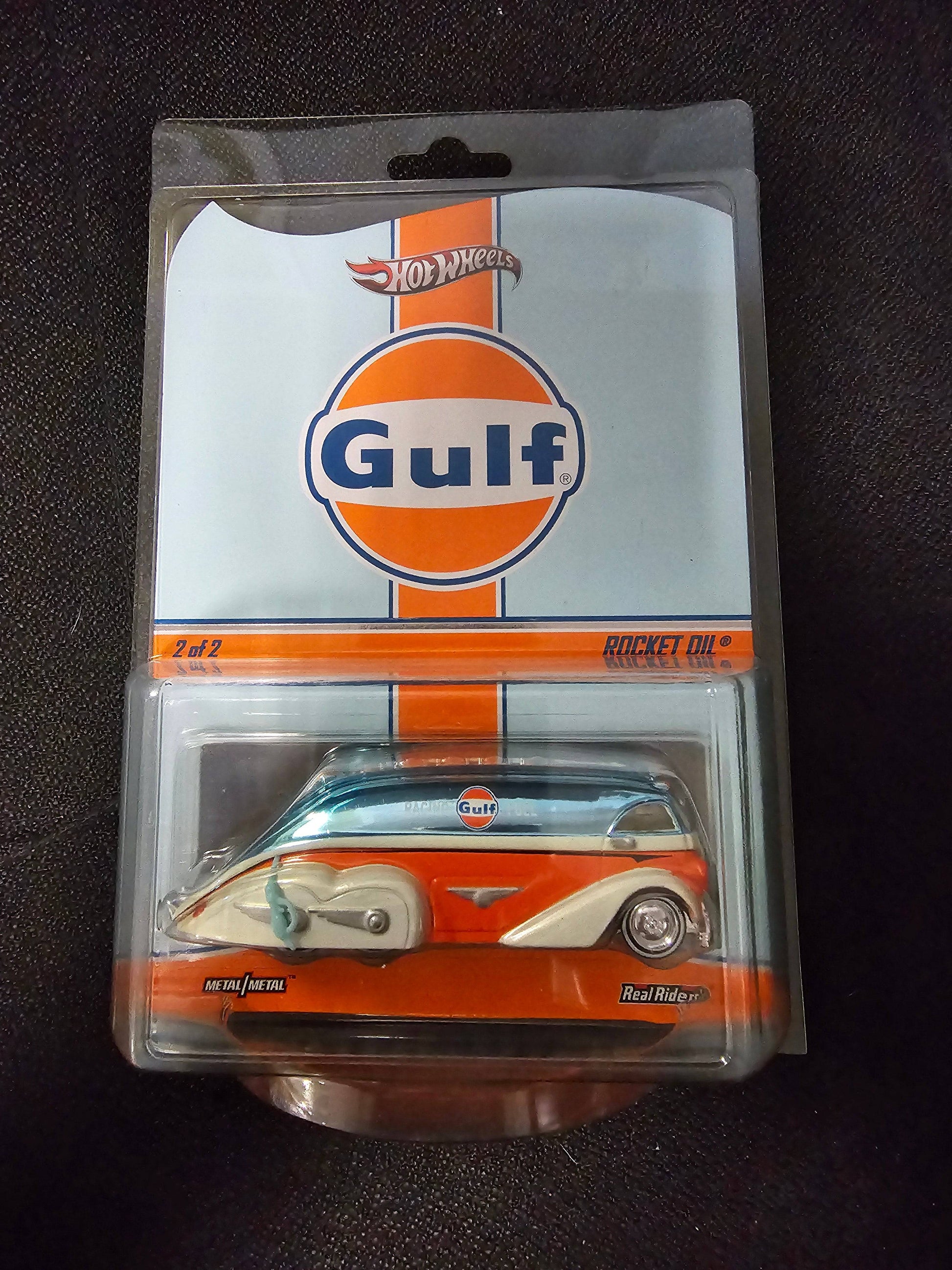 Hot Wheels RLC Gulf Rocket Oil- 2 of 2 #3750/4500 - House of Cars Virginia