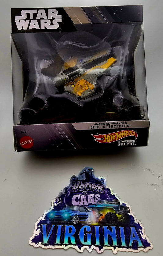 Hot Wheels Starships Select Star Wars Anakin Skywalker's Jedi Interceptor - House of Cars Virginia