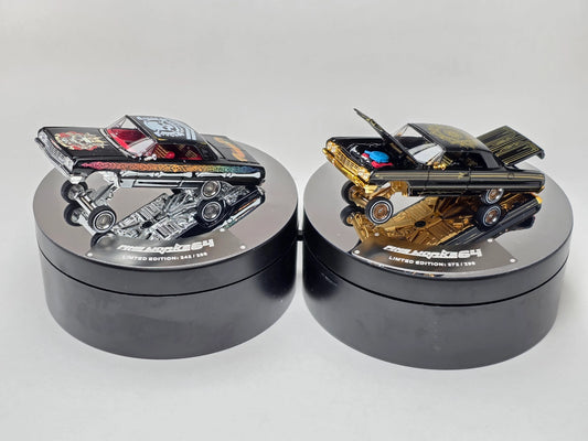 Fine Works 1:64 Chevrolet Impala Lowrider with electric turntable Skull - House of Cars Virginia