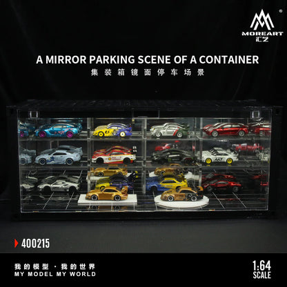MoreArt 1:64 MIRROR PARKING SCENE OF A CONTAINER MO400215 - House of Cars Virginia