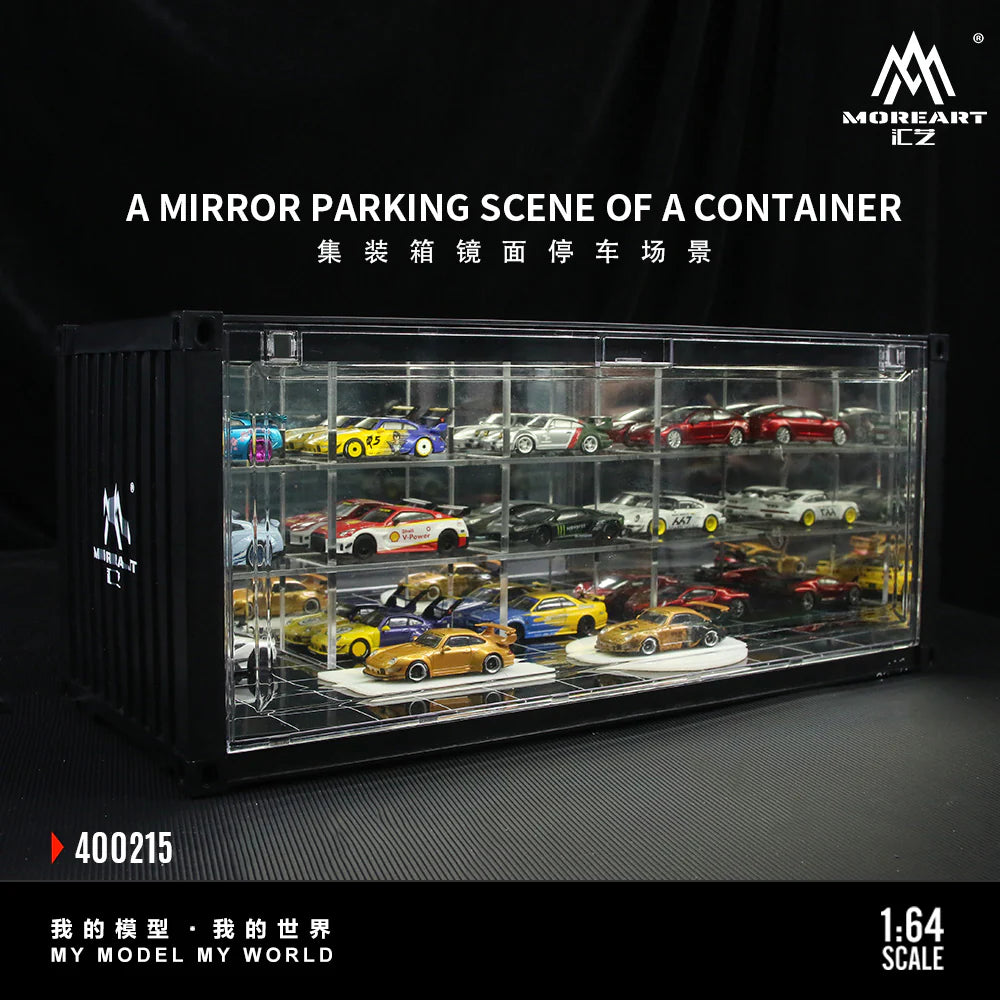 MoreArt 1:64 MIRROR PARKING SCENE OF A CONTAINER MO400215 - House of Cars Virginia