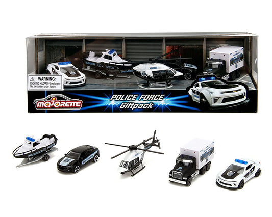Majorette 1:64 Gift Pack Police Force - House of Cars Virginia
