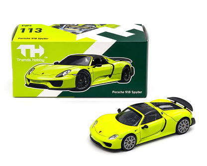 Trends Hobby 1:64 Porsche 918 Spyder – Acid Green – Limited Edition