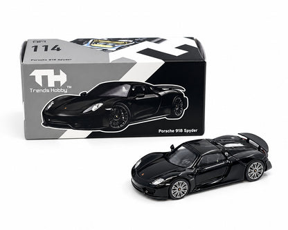 Trends Hobby 1:64 Porsche 918 Spyder – Black – Limited Edition