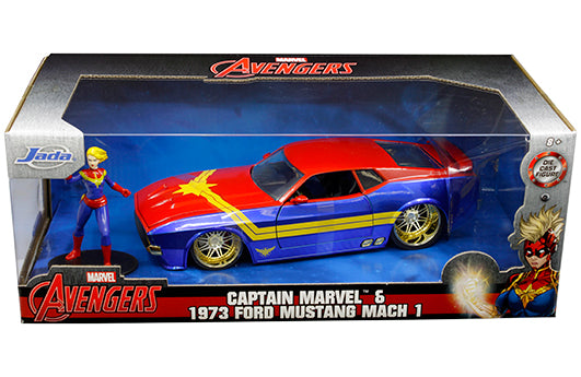 Jada 1:24 Captain Marvel & 1973 Ford Mustang Mach 1 – Marvels Avengers - House of Cars Virginia