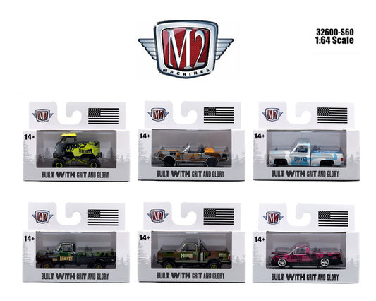(Preorder) M2 Machines 1:64 Detroit-Muscle Release S60 Special Assortment - House of Cars Virginia