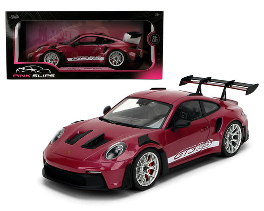 Jada 1:18 Porsche 911 GT3 RS – Metallic Cabernet – Pink Slips Wave 6 - House of Cars Virginia