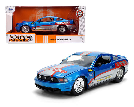 Jada 1:24 2010 Ford Mustang GT – Blue/Silver – Bigtime Muscle