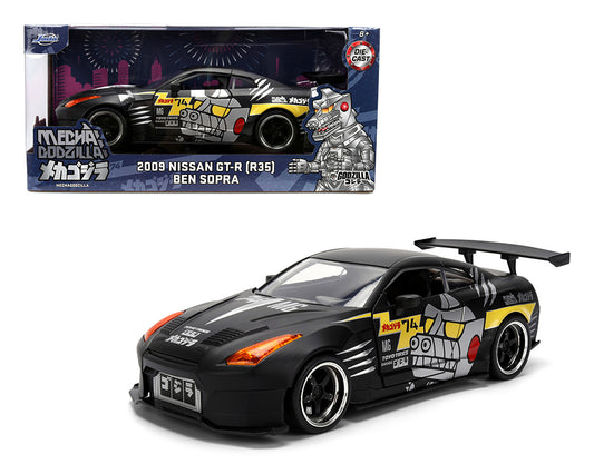 Jada 1:24 Mechagodzilla 2009 Nissan GT-R R35 Ben Sopra - House of Cars Virginia