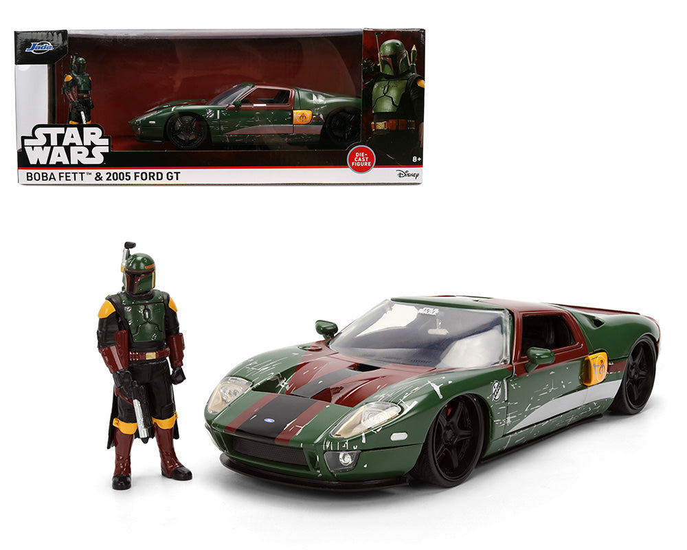 Jada 1:24 Star Wars Boba Fett & 2005 Ford GT - House of Cars Virginia