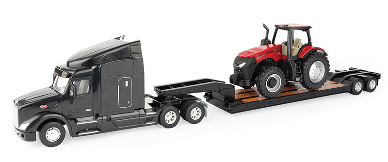 Peterbilt 579 with Lowboy Trailer and Case IH AFS Connect Magnum 380 Tractor - House of Cars Virginia
