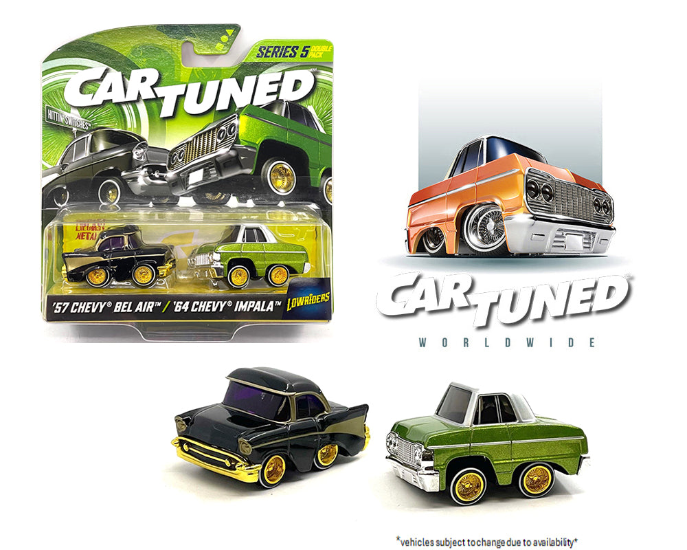 Car Tuned 1:64 2-Pack Wave 2 Hittin Switches Lowriders – 1957 Chevrolet Bel Air & 1964 Chevrolet Impala SS - House of Cars Virginia