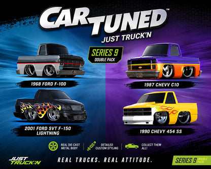 CarTuned 1:64 2-Pack Series 9 “Just Truck’n ” Assortment (Sealed Case of 4)