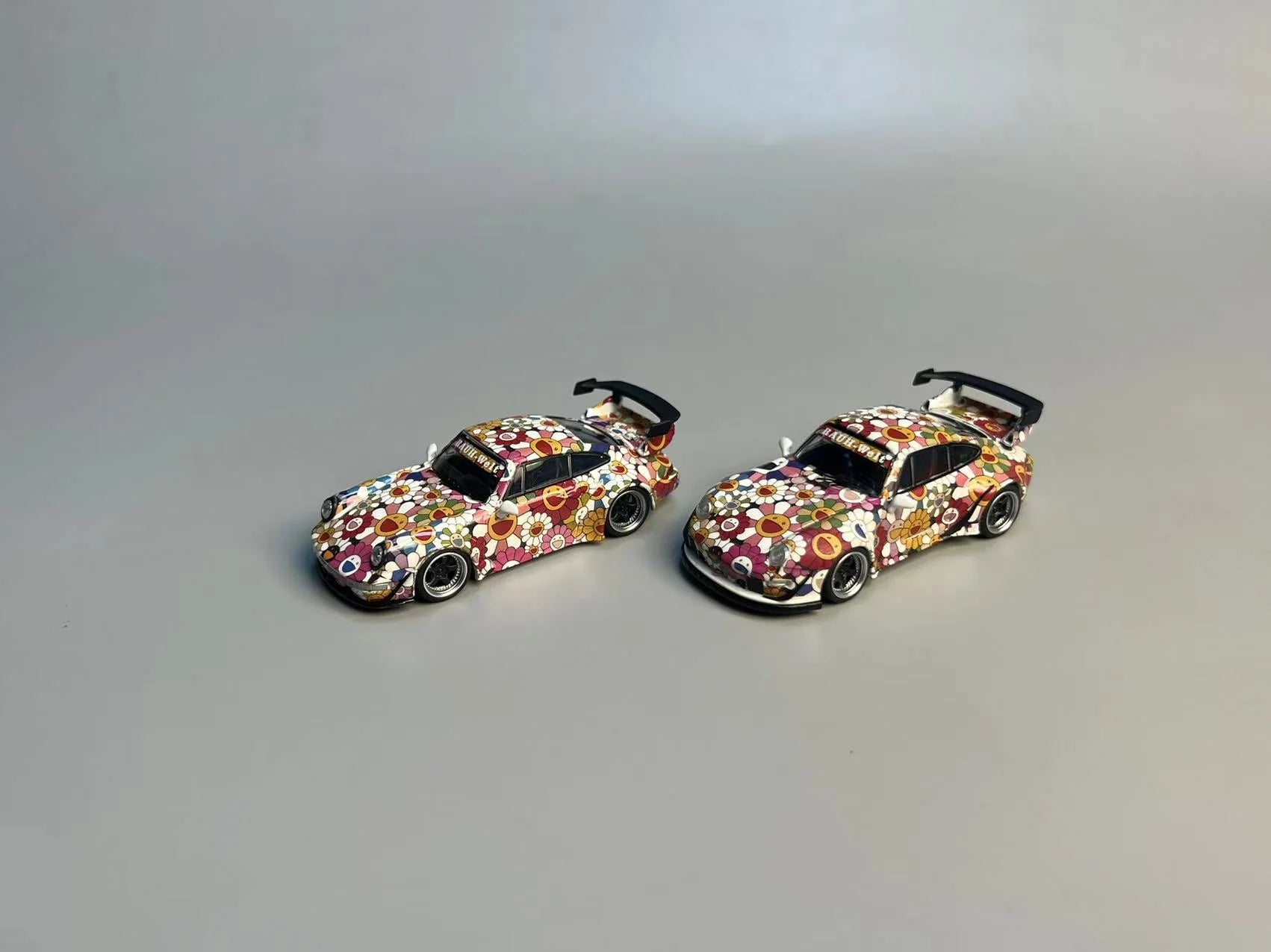 Flame 1:64 Porsche RWB 993 964 Luminous sunflower - House of Cars Virginia