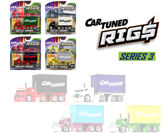 CarTuned 1:64 Container Rigs Series 3 Assortment