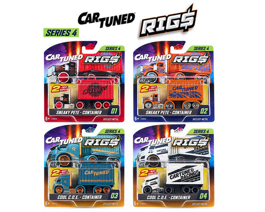 (Preorder) CarTuned 1:64 Container Rigs Series 4 Assortment