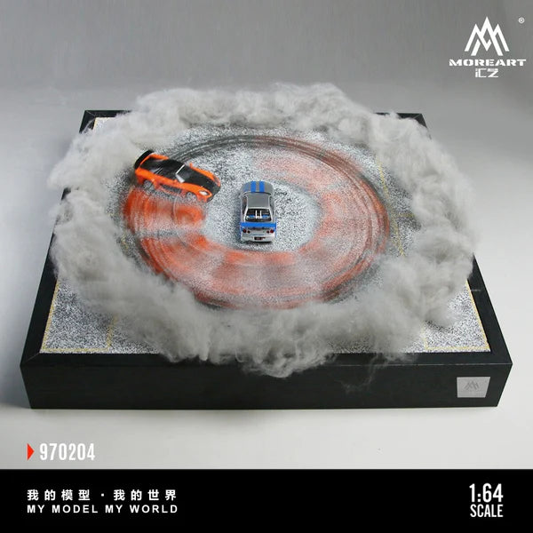 MoreArt Car Drift Turntable Scene Version 1 Diorama