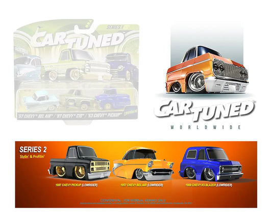 CarTuned 1:64 Lowriders Series 2 Stylin’ & Profilin’ 3 Pack 2024 – Limited Edition - House of Cars Virginia