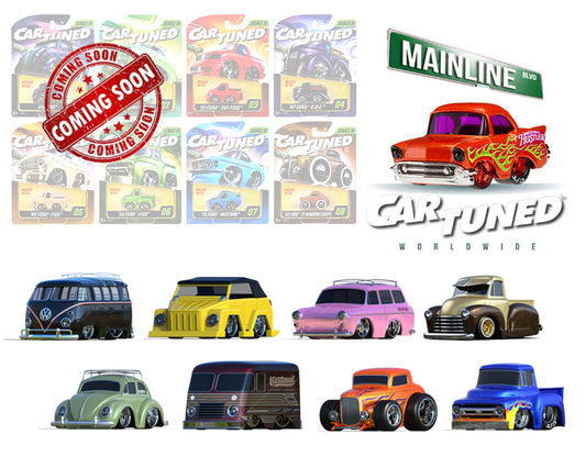 (Preorder) CarTuned 1:64 Series 11 Mainline Assortment of 8 Styles 2026