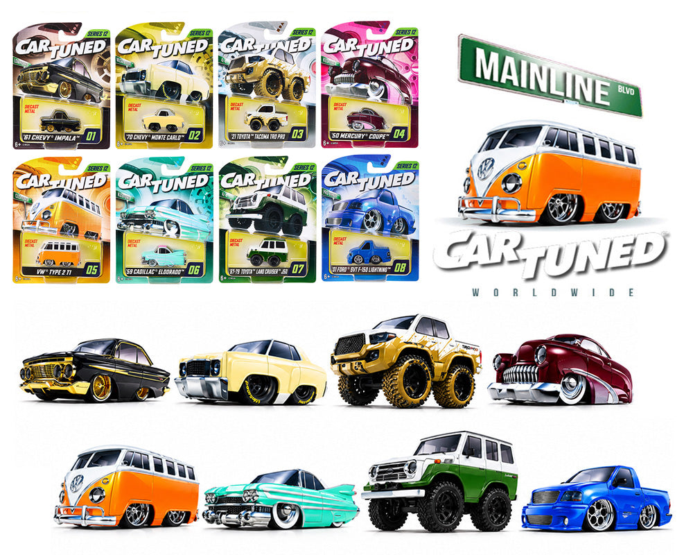 (Preorder) CarTuned 1:64 Series 12 Mainline Assortment of Styles 2026