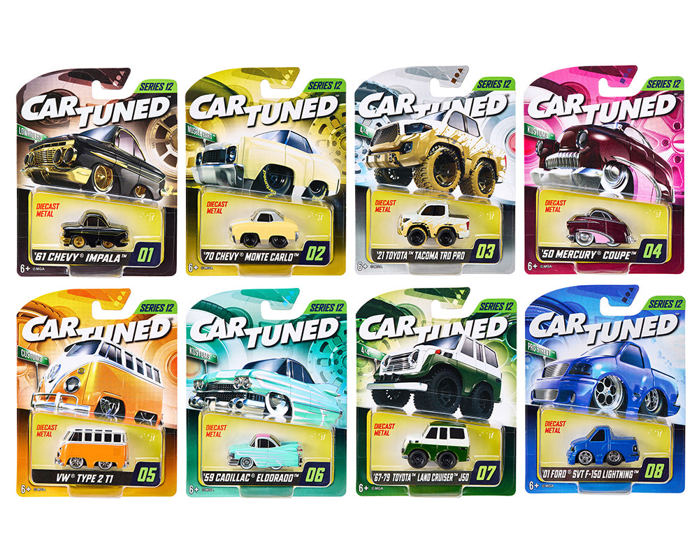 (Preorder) CarTuned 1:64 Series 12 Mainline Assortment of Styles 2026