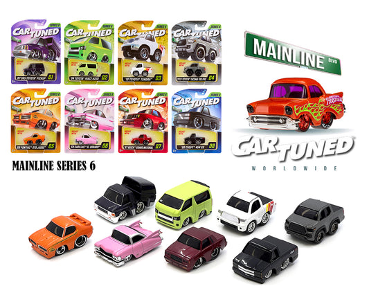 CarTuned 1:64 Series 6 Mainline Assortment of 8 Styles 2025 - House of Cars Virginia