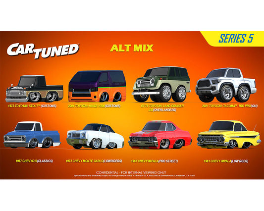 (Preorder) CarTuned 1:64 Series 5 Hobby Alternate 2025 Assortment of 8 - House of Cars Virginia