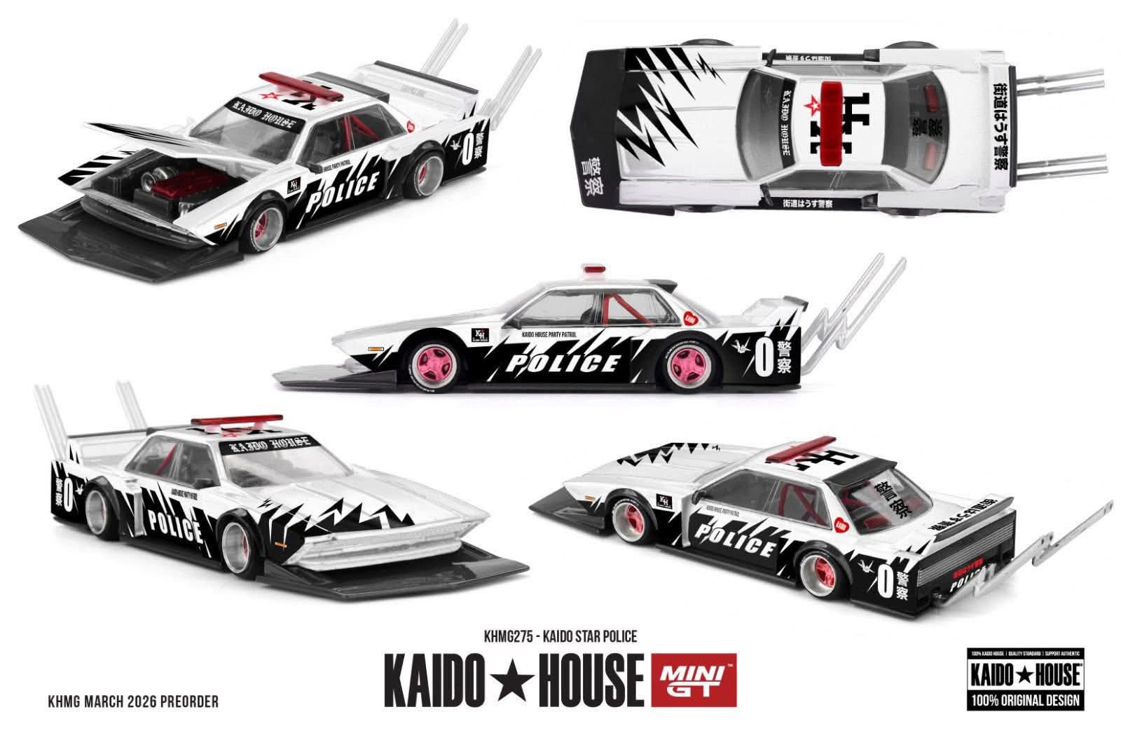 (Preorder) Kaido House KHMG275 Kaido Star Police - House of Cars Virginia
