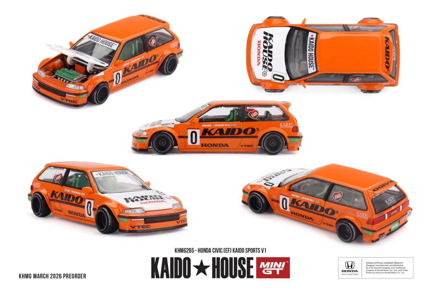 (Preorder) Kaido House KHMG265 Honda Civic EF Sports V1 - House of Cars Virginia
