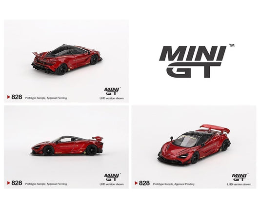 Mini GT 1:64 McLaren 720S LB-Works – Gem Red – LHD - House of Cars Virginia