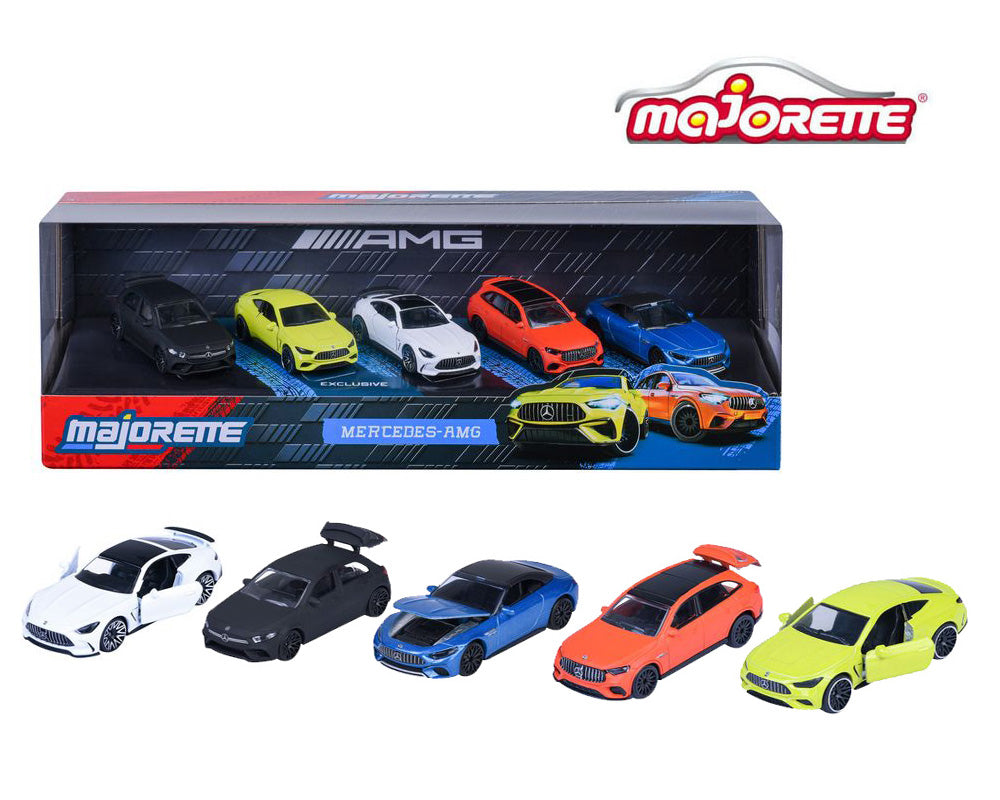 Majorette 1:64 Gift Pack 5 Cars Set Mercedes-AMG Edition