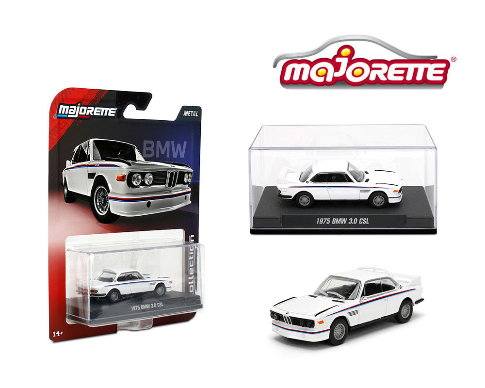 Majorette 1:64 Collector Series Wave 2 2025 – 1975 BMW 3.0 CSL - House of Cars Virginia