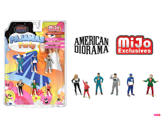 American Diorama 1:64 Figures Pajamas Party – MiJo Exclusives - House of Cars Virginia