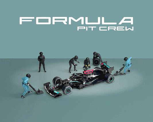 American Diorama 1:64 Figures Formula Pit Crew – Team Black – MiJo Exclusives