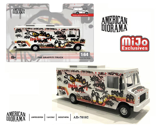 American Diorama 1:64 Food Truck Graffiti Style – Limited Edition MiJo Exclusives - House of Cars Virginia