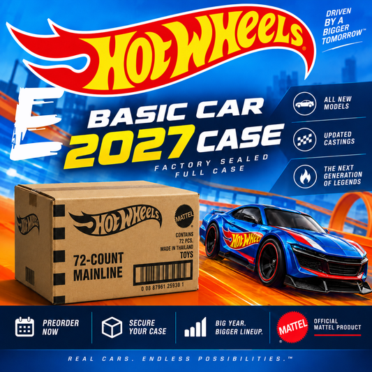 (Preorder) Hot Wheels Basic 2027 Sealed Case E Case