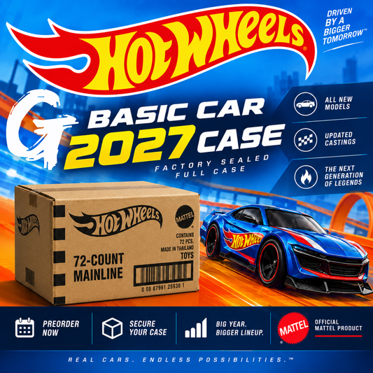 (Preorder) Hot Wheels Basic 2027 Sealed Case G Case