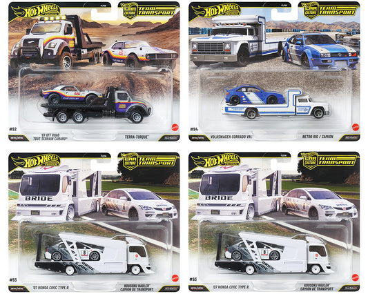 Hot Wheels Premium Car Culture Team Transport 2026 Mix L (Sealed case of 4)