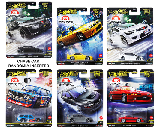 (Preorder) Hot Wheels 1:64 Car Culture 2025 M  – Ronin Run II 1 Set of 5 cars - House of Cars Virginia