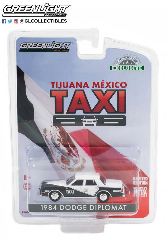 1:64 1984 Dodge Diplomat – Tijuana, Mexico Taxi (Hobby Exclusive) - House of Cars Virginia
