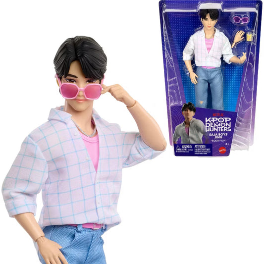 KPop Demon Hunters Saja Boys Jinu Soda Pop Doll