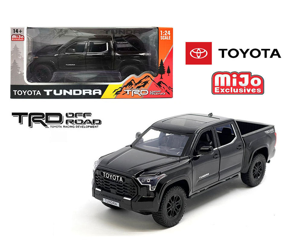 MiJo Exclusives 1:24 2023 Toyota Tundra TRD Off-Road – Black Jada - House of Cars Virginia