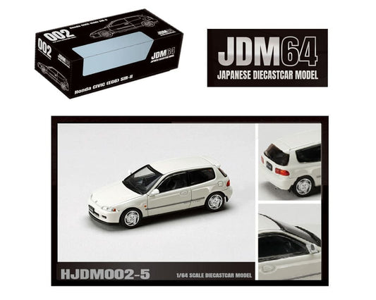 Hobby Japan 1:64 Honda CIVIC (EG6) SIR-II – Frost White - House of Cars Virginia